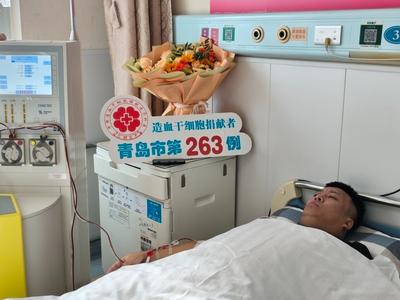 完成造血干细胞捐献后返回岗位，城阳巴士调度员用爱心传递萤火力量