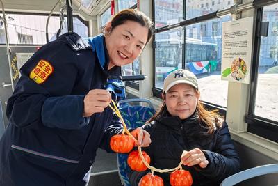 流动空间传递健康理念！青岛巴士“素味同行”主题车厢上线