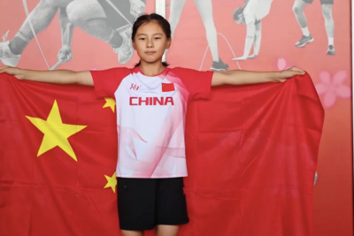 央媒看青岛 | “跳”出世界冠军！《人民日报》关注青岛小学生曹馨月