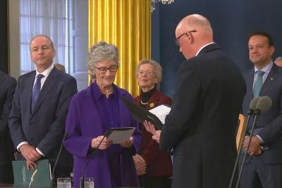 爱尔兰新任总统康诺利正式就职