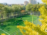 李村河畔体育场“上新”，市民尽享运动乐趣