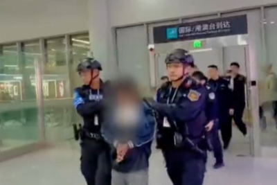 涉针对中国公民实施绑架杀人犯罪的嫌疑人施纯芳被从菲律宾押解回国