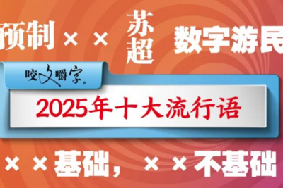 2025年十大流行语公布