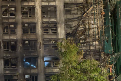 香港大埔火灾：警方完成楼宇内部搜索工作