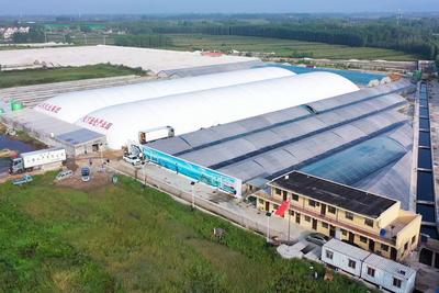 养殖气模棚打造全封闭、可调控智慧养殖空间，海青镇“养殖黑科技”获国家专利