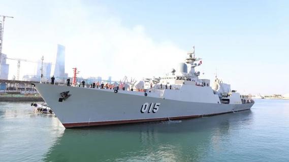 越南海军“陈兴道”号护卫舰访问青岛