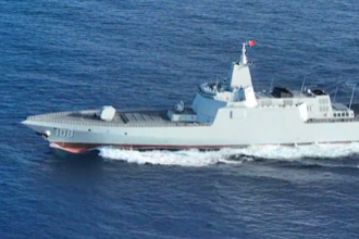 中国人民解放军南部战区位中国黄岩岛领海领空及周边区域组织战备警巡