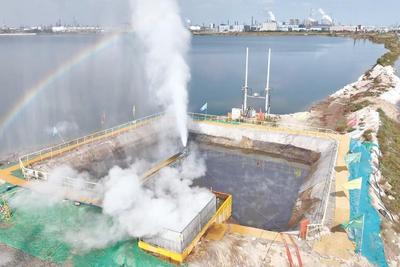 山东钻成华东地区温度最高水热型地热井