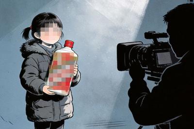 人民日报评“小女孩50元淘到名酒”：荒诞摆拍，歪风当刹