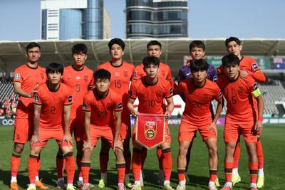 中国U23男足战胜澳大利亚队