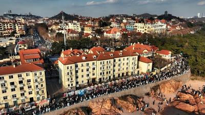 假日尾声，到琴屿路邂逅一场温柔的日落！