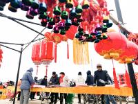 年味上線！平度金溝子大集迎春氛圍感拉滿