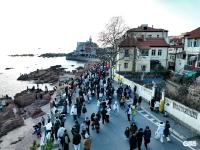 假日尾声，到琴屿路邂逅一场温柔的日落！