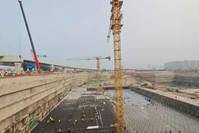 地下处理污水地上是公园！张村河水质净化厂扩建工程完成基坑开挖