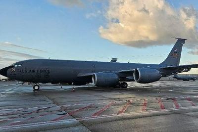 约20架美军加油机飞抵以色列机场