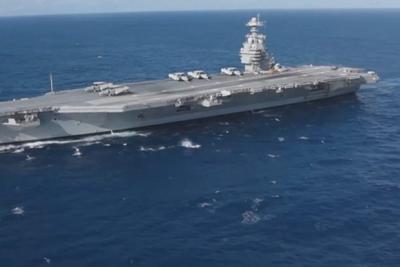 伊朗举行军演，美集结航母并在以色列部署F-22