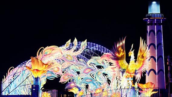 冬夜流光溢彩，青岛年味满盈