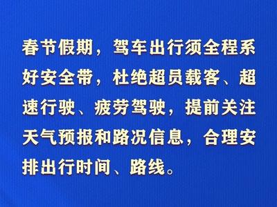 2026年春节假期安全提示