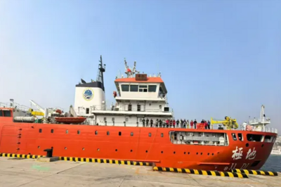 青岛科技护航“极地”号科考，“一眼看穿”渤海冰情