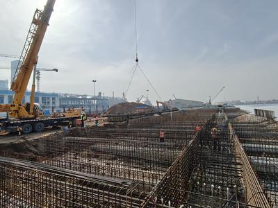 新春伊始，青岛港口码头项目跑出建设“加速度”