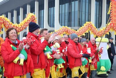 非遗“快闪”，青岛为克利伯船员送上侠气欢迎礼！