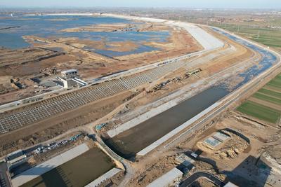 向下半年充库蓄水冲刺！官路水库全面复工进入建设收尾阶段