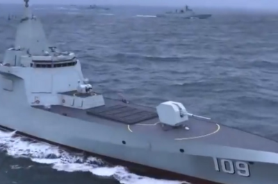 109、110来啦！两艘“万吨大驱”亮相