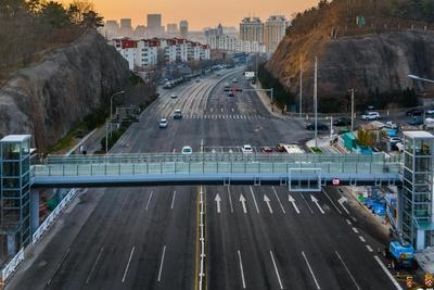 打造“福桥”景观！福州路两座新建人行过街天桥3月底启用