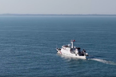 福建海警位金门附近海域依法开展常态执法巡查