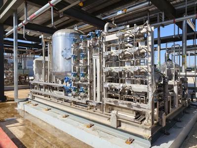 青岛双瑞自主研发、全球首台氨燃料供应系统通过上船前“大考”