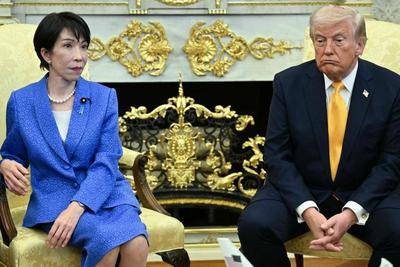 高市早苗访美，被批“谄媚外交”