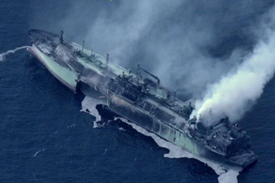 俄称乌克兰无人艇在地中海袭击俄天然气运输船