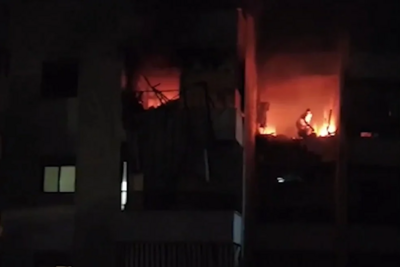 以军空袭黎巴嫩多处住宅楼，造成10死14伤