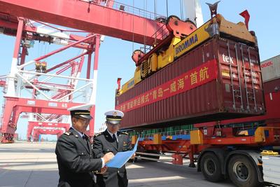 双向贯通！“山港通”智能转运进口模式正式开通