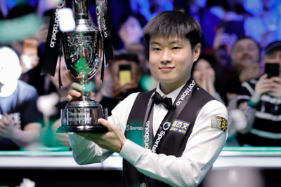 决赛胜率100%！赵心童夺得斯诺克巡回锦标赛冠军