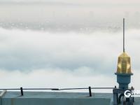 开启“仙境模式”！青岛再现平流雾景观