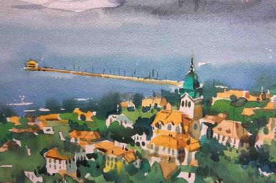 纪念晏文正先生诞辰100周年水彩画创作与教学研究展暨学术研讨会在青岛开幕