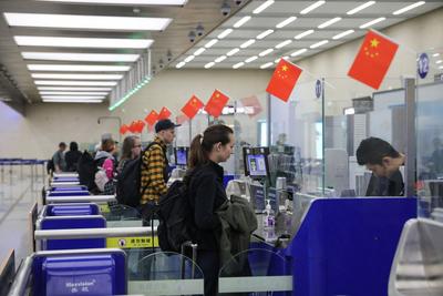 一季度1.85亿人次出入境，同比上升13.5%