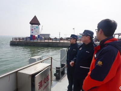 青岛海警局高新区工作站开展“碧海蓝盾2026”专项执法行动