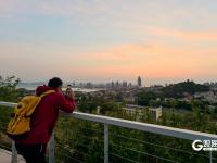 青岛傍晚：云霞淡染，暮色温柔