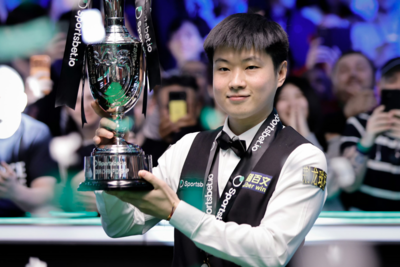 卫冕冠军赵心童直面斯诺克世锦赛：觉得压力上来了