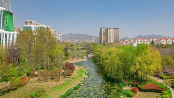 青岛：李村河畔 春和景明