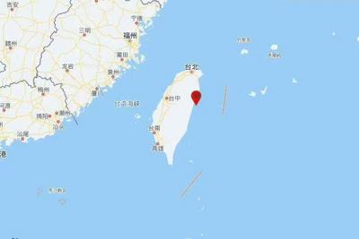 台湾花莲县海域发生5.0级地震，震源深度10千米