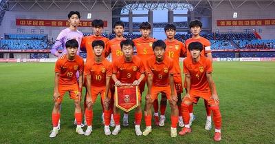 中国U16男足3-2战胜塔吉克斯坦U16男足，取得两连胜