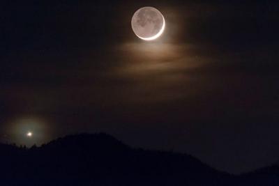 两幕“星月对话”登场：5月19日、20日金星木星先后“牵手”蛾眉月
