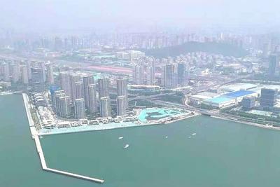 小帆船和帆板下水点已经完成施工，青岛航海中心项目迎来新进展→