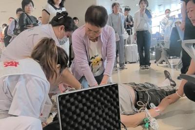 哈尔滨机场上演生死营救！青岛护士，好样的！