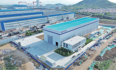 东方电气（青岛）海上风电产业基地项目一期完工