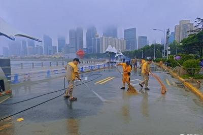 “巴威”过后，洁净依旧！青岛市环卫系统全力保障城市环境整洁