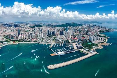 受台风“巴威”北上影响，奥帆中心景区临时关闭